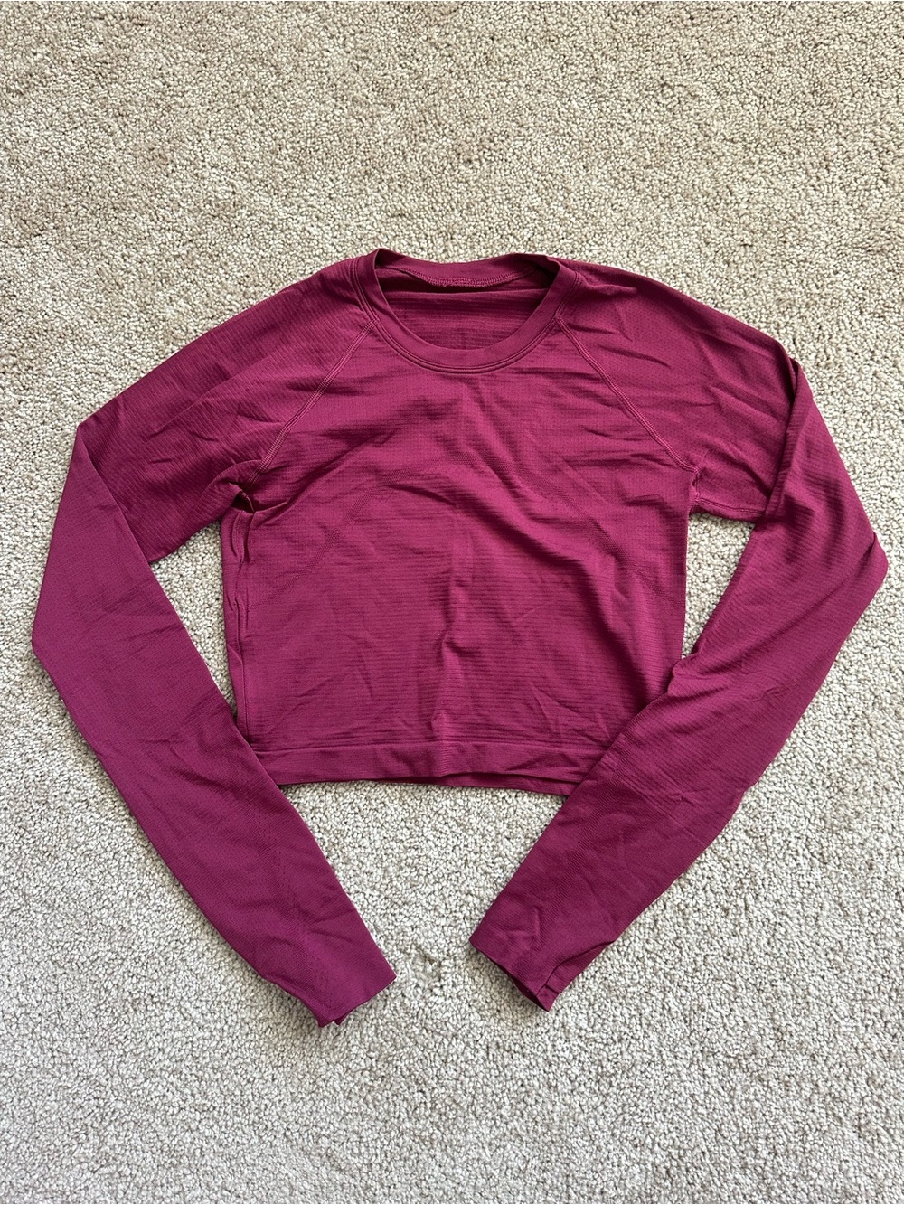 lululemon athletica Swiftly Tech Cropped Long-Sleeve 2.0
